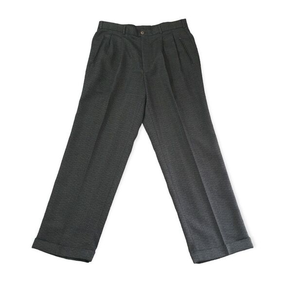 🔃Perry Ellis Men’s Dark Gray Dress Pants - Picture 1 of 7